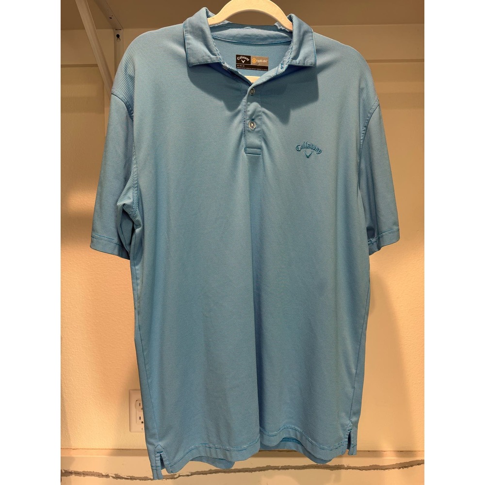 Callaway Men's Polo Blue Opti-Dri Size‎ Medium